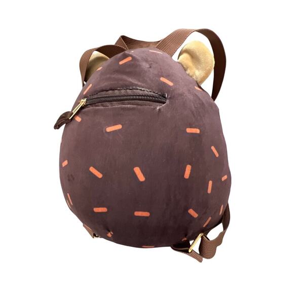 Squishmallows Hans the HedgeHog Mini Backpack 3D Plush Animal Toy 10" Purse‎ - Picture 5 of 6